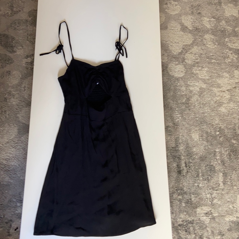 Black bershka mini dress